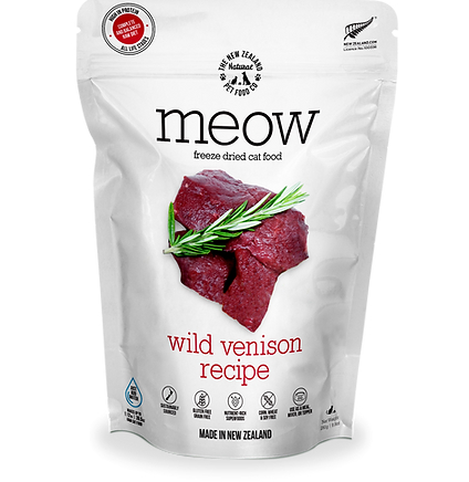 THE New Zealand NATURAL Meow Freeze Dried 280g Venison 優質凍乾鹿肉