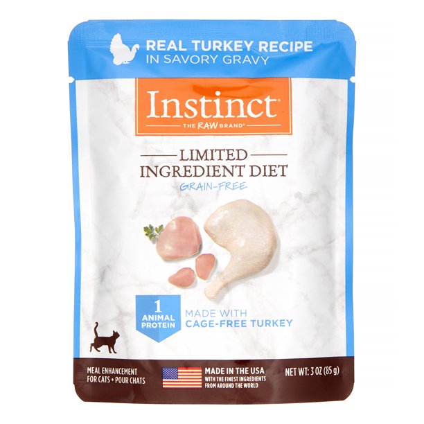 Nature's Variety Instinct 3oz LIMITED INGREDIENT DIET REAL TURKEY RECIPE 3oz 本能單一蛋白質無穀物火雞配方(濕包)