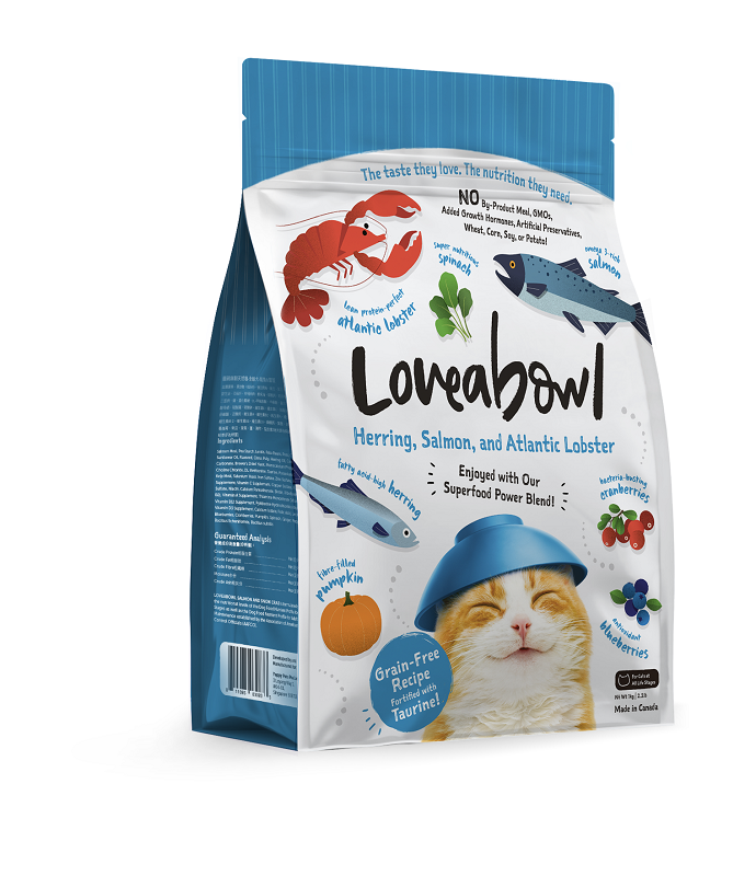 Loveabowl Cat 無穀物龍蝦雙魚海鮮 全貓種配方 Herring, Salmon, and Atlantic Lobster 4.1kg (LB0050)