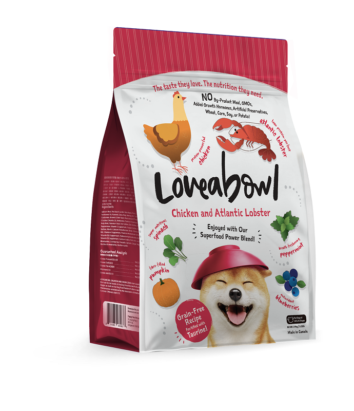 Loveabowl Dog 無穀物龍蝦雞肉海陸 全犬種配方 10kg(訂貨需時5-7天)