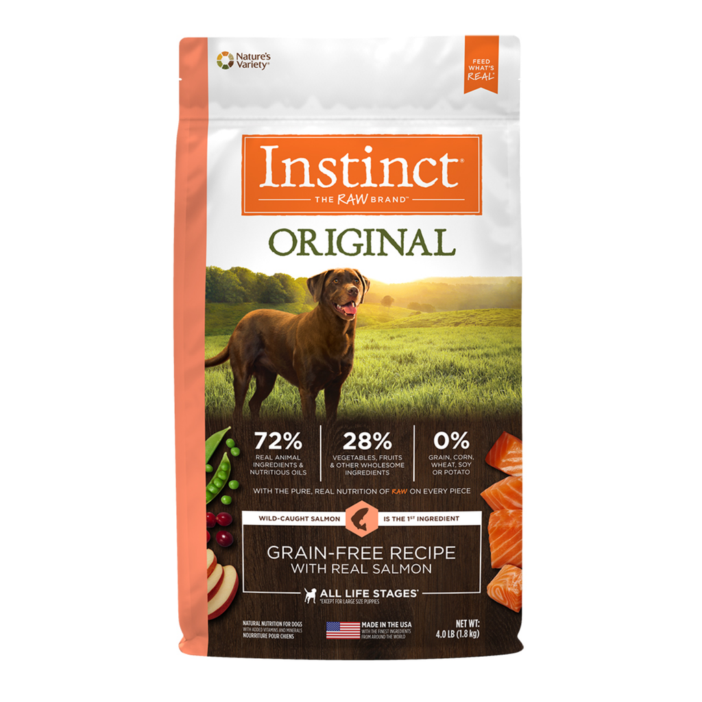 NATURE'S VARIETY INSTINCT Dog Food - Grain Free Salmon 20lb (訂貨需時2-5天)