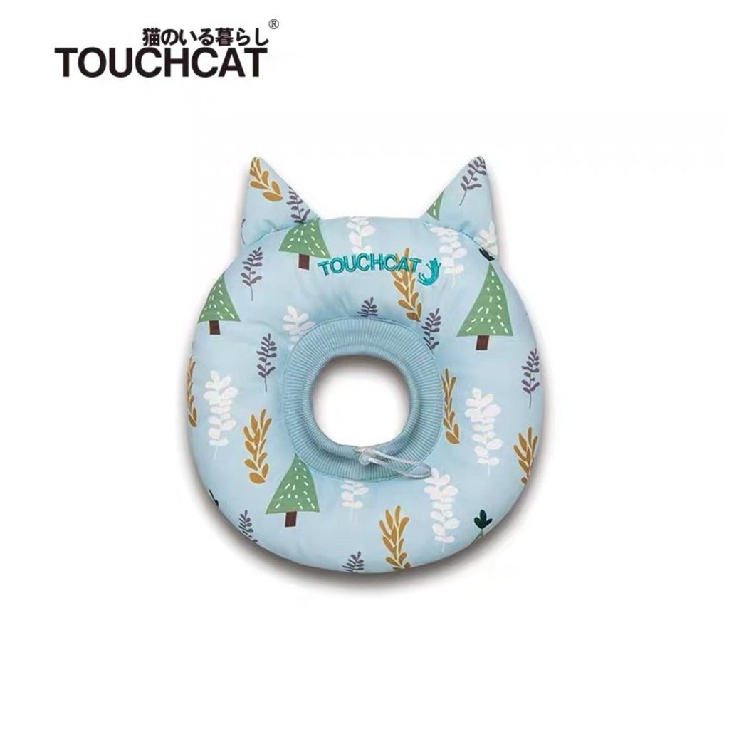 TOUCH CAT/DOG 治療防舔頭圈 藍色