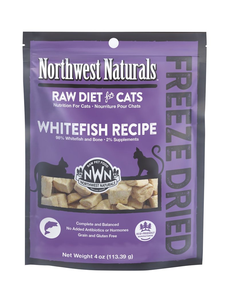 Northwest Naturals CAT Freeze Dried WhiteFish Recipe 04oz 無穀物凍乾小粒白身魚貓糧 (NWFFD04WF)