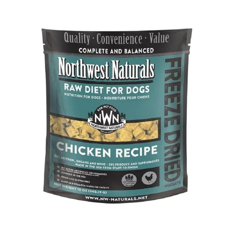 Northwest Naturals DOG Freeze Dried Chicken Recipe 12OZ/340g 凍乾雞主食狗糧 12OZ/340g