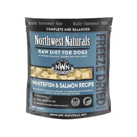 Northwest Naturals DOG Freeze Dried WhiteFish + Salmon Recipe 12OZ/340g 凍乾白身魚+三文魚主食狗糧 12OZ/340g