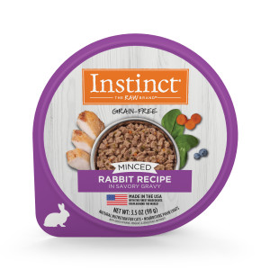 Nature's Variety Instinct 3.5oz Minced Real RABBIT Recipe 本能天然主食滋味杯 兔肉 3.5oz