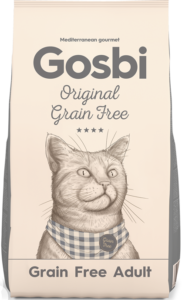 Gosbi Cat (灰黑12kg) Grain Free Adult 成貓無穀物蔬果配方貓糧 12Kg