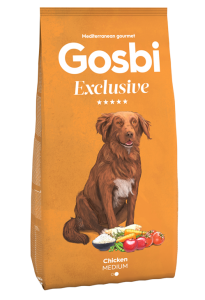 Gosbi DOG Exclusive - 中型成犬雞肉蔬果配方 12kg(訂貨需時3-5天)