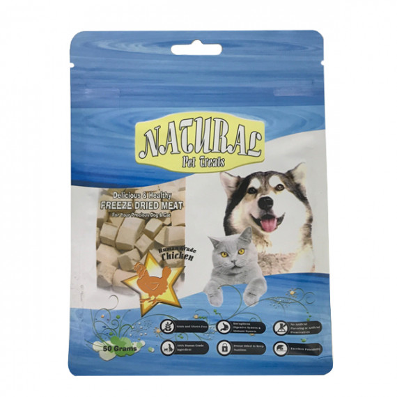 Natural Pet Treats 50G Freeze-Dried CHICKEN 凍乾脫水小食 雞肉【貓狗適用】