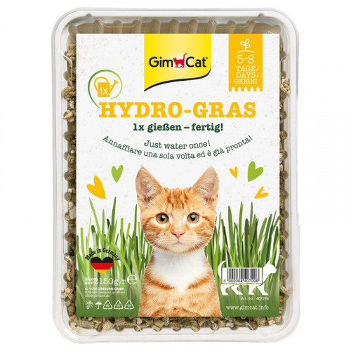 GimCat (黃盒) 簡易種植貓草  Cat Hydro-Grass 150G