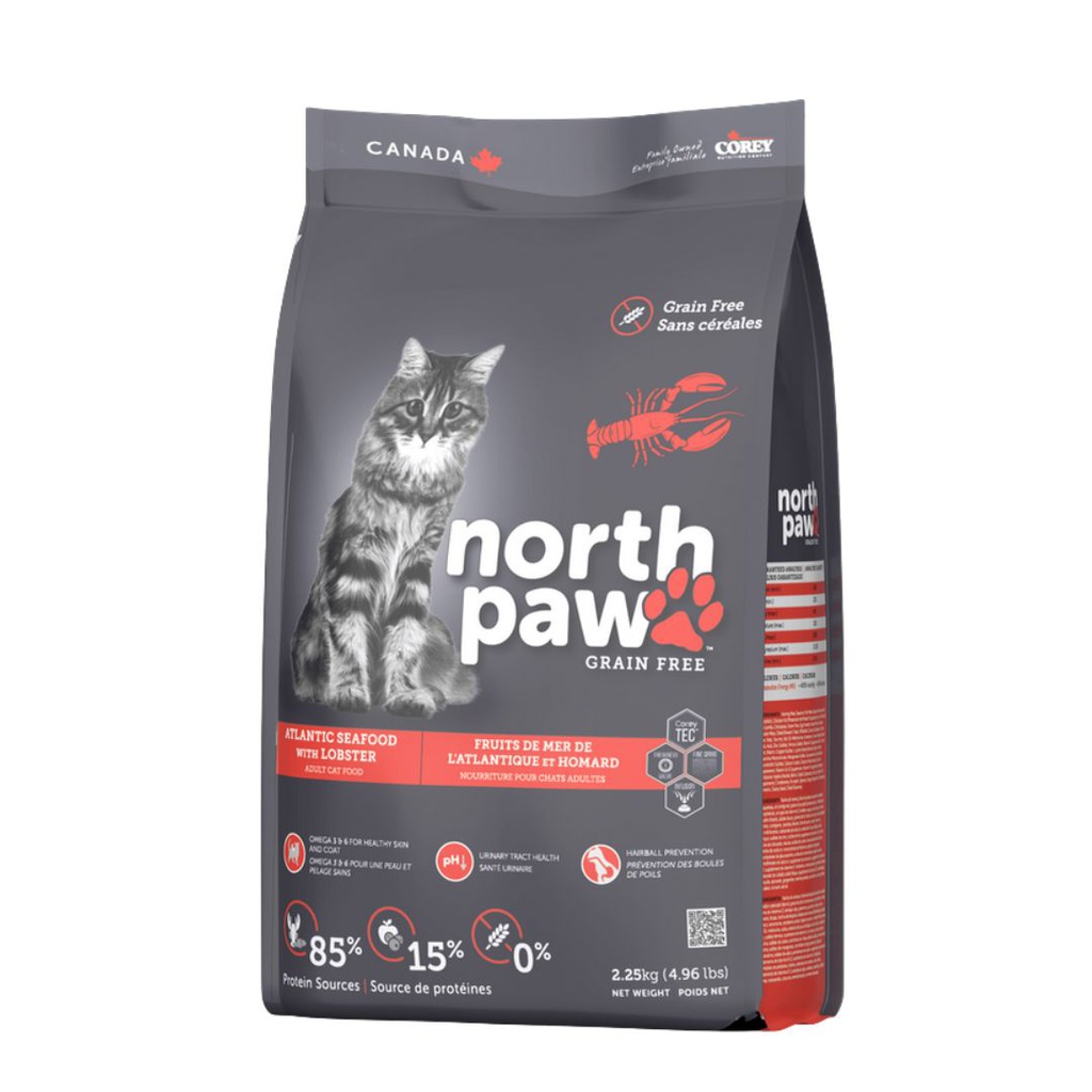 COREY North Paw 5.8KG Grain Free ATLANTIC SEAFOOD With LOBSTER - ADULT 無穀物 海魚+龍蝦 成貓配方