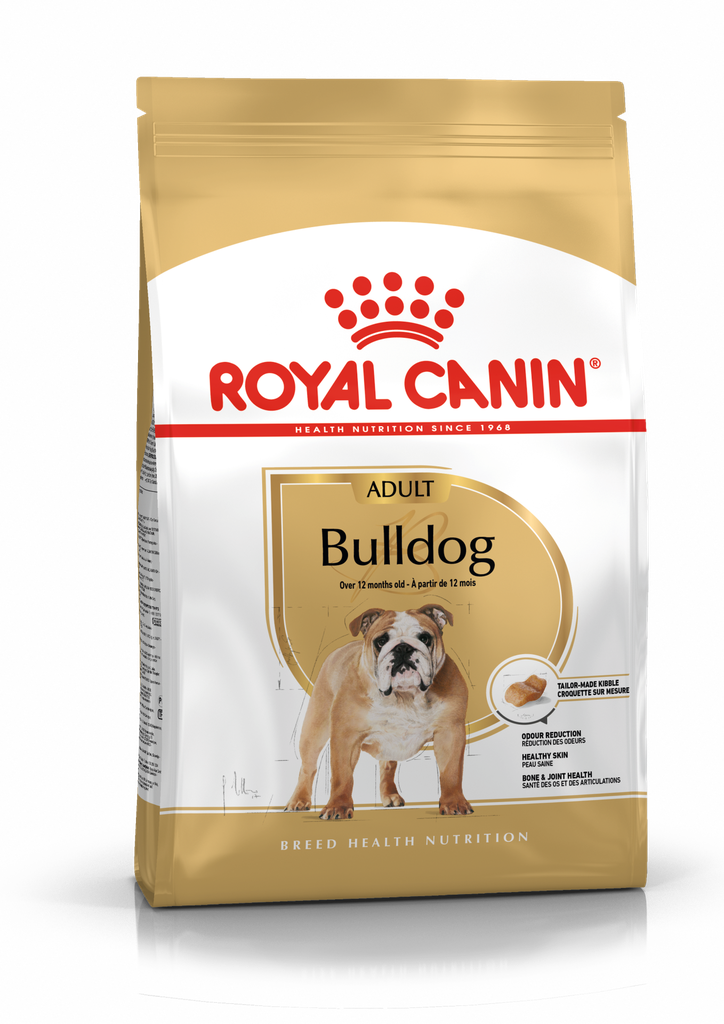 Royal Canin -  Breed 純種系列 Bulldog Adult Dog 12KG 鬥牛成犬專屬配方12公斤(*)[訂貨需時2-3天](原裝行貨)