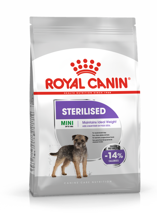 Royal Canin -  Care Nutrition 加護系列 Mini Sterilised Adult Dog 3KG 小型犬絕育加護配方3公斤[訂貨需時2-3天](原裝行貨)