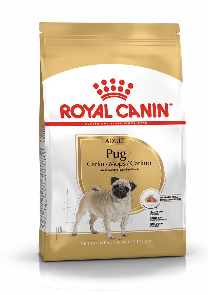 Royal Canin -  Breed 純種系列 Pug Adult Dog 1.5KG 八哥成犬專屬配方1.5公斤[訂貨需時2-3天](原裝行貨)