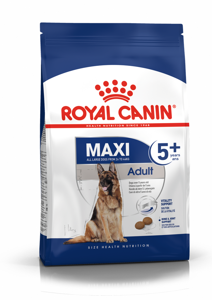 Royal Canin - Health Nutrition 健康營養系列 Maxi Adult 5+ Dog 15KG 大型成犬5+營養配方15公斤[訂貨需時2-3天](原裝行貨)