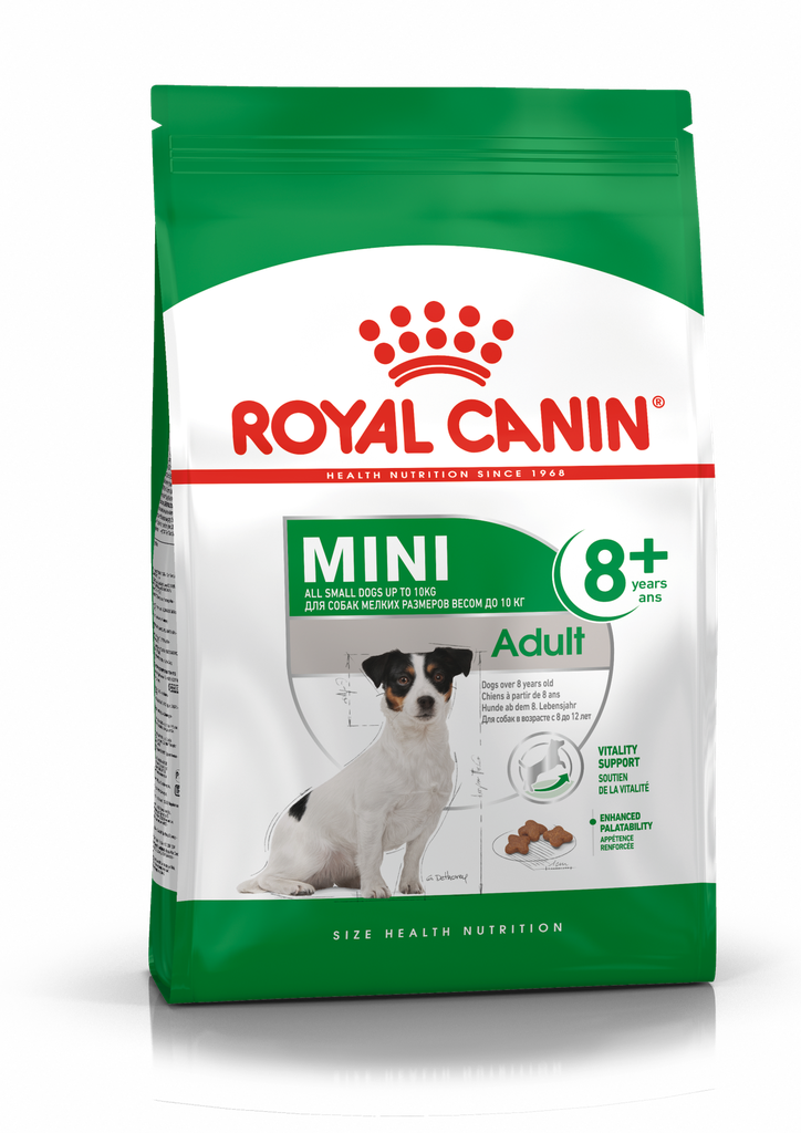 Royal Canin -  Health Nutrition 健康營養系列 Mini Adult 8+ Dog 8KG 小型成犬8+營養配方8公斤[訂貨需時2-3天](原裝行貨)