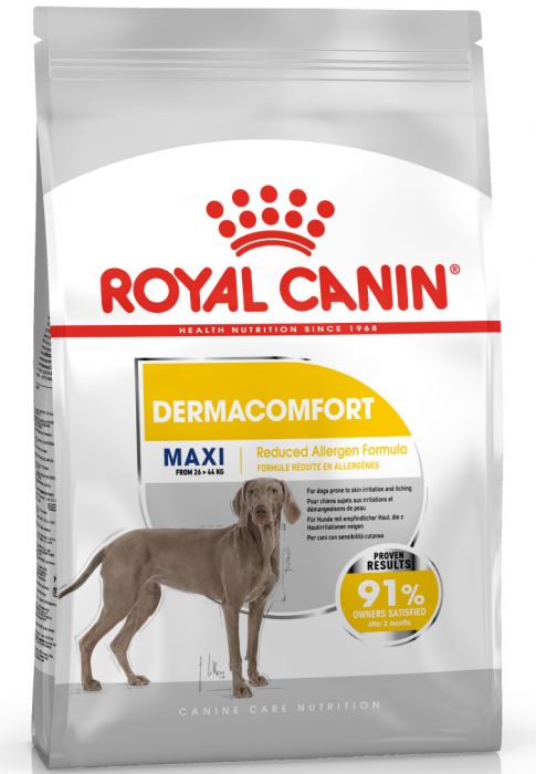 Royal Canin - Care Nutrition 加護系列 Maxi Dermacomfort Adult Dog 12KG 大型犬皮膚舒緩加護配方12公斤[訂貨需時2-3天](原裝行貨)