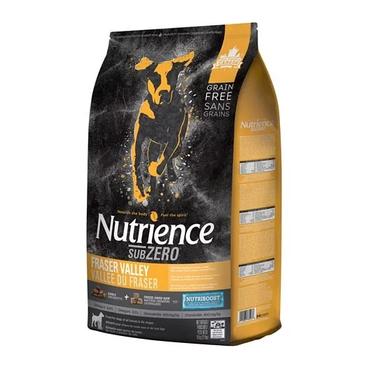 NUTRIENCE SubZero 全狗糧 22LB Fraser Valley 凍乾鮮雞肉 無穀物 雞+火雞+海魚