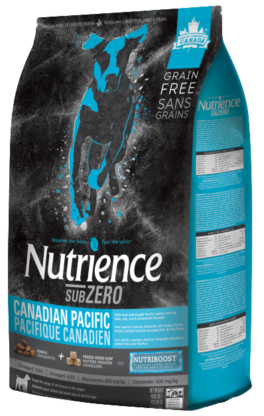 NUTRIENCE SubZero 全狗糧 5LB Canadian Pacific 凍乾鮮三文魚+鯡魚 無穀物 七種魚
