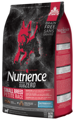 NUTRIENCE SubZero 小型犬配方 11LB Small Breed Prairie Red 凍乾鮮牛肝 無穀物 紅肉+海魚 