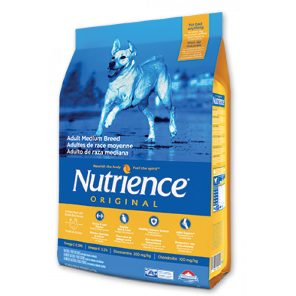 NUTRIENCE Original 成犬配方 11.5KG Medium Breed Chicken Meal with Brown Rice 經典系列 雞肉+糙米