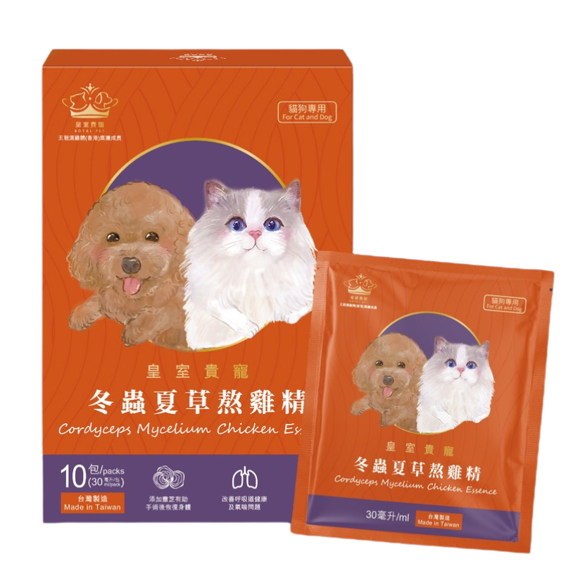 (TryTry) 皇室貴寵 冬蟲夏草熬雞精 30ml【貓狗適用】