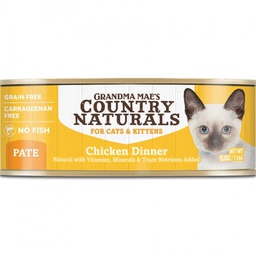 [C01]_CCoN156_007] Country Naturals 樂淘美 Grain Free #007 Chicken Dinner for Cats & Kittens 雞肉醬煮全貓罐 成貓 幼貓156g (CNC0029)