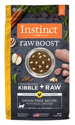[B05]_bNV cRaw Boost 細包] Nature's Variety Instinct Raw Boost Grain Free {All Life Stages : Chicken} 本能 無穀物 凍乾生肉粒系列 {全齡貓 : 雞肉} 乾糧 5lb (Raw Boost 黃邊雞細)