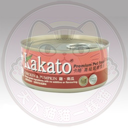 [C03]_CKKT 70G 710] Kakato 卡格 (710) 高級寵物罐頭 雞、南瓜 70g