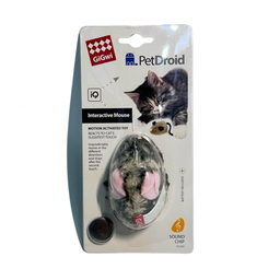 [(玩具) _TGigwi_7065] [斷貨中] GiGwi 貓玩具 7065 Pet Droid 電動玩具 電動發聲老鼠 - 灰
