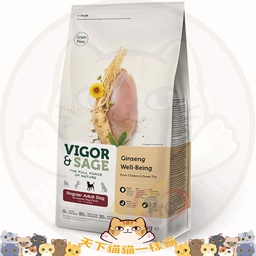 [++Vigor &amp; Sage 訂貨狗糧] 停_Vigor & Sage 狗糧 人蔘成犬糧 (大粒裝) Ginseng Well-Being Regular Adult Dog 12kg 