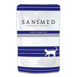 [+V_RSNM100WAT] Sanimed Curative Cat Skin/Sensitive Feline 皮膚過敏/敏感配方濕糧 貓用 100g x 12包 [訂貨需時5-7天]