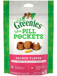 [ZY] S_GRN_PKT_Sal  ] GREENIES Salmon Flavor Pill Pocket 三文魚味餵藥輔助小吃 1.6oz (exp: 30/01/23) 