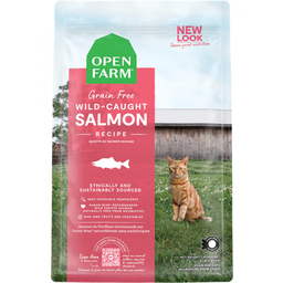 [B5.5]_B_OpF_004_Salmon] Open Farm CAT貓 4lb [紅] Grain-Free Wild caught Salmon 無穀野生三文魚配方 (三文魚)