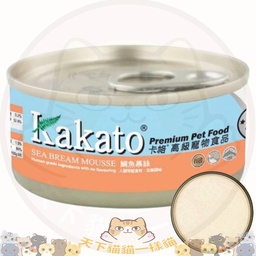 [C03]_CKKT 70G 709] Kakato 卡格 (709) 高級寵物罐頭 Sea Bream Mousse 鯛魚慕絲 70g