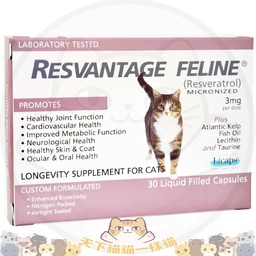 [ZY] O白藜蘆醇] Resvantage® 維蘆醇 白藜蘆醇 (貓用) 30粒