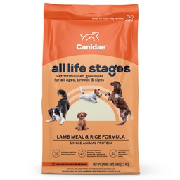 [+_B_Canidae訂貨狗糧(1215)] Canidae Dog All Life Stages Dry Dog Food, Lamb 羊肉糙米配方 15lb (原價$455) (1215) (訂貨需時3-5天)
