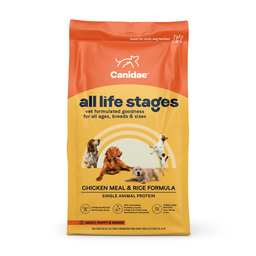 [+_B_Canidae訂貨狗糧(1130)] Canidae Dog All Life Stages Dry Dog Food, Chicken 雞肉糙米配方 27lb (1130A) (訂貨需時3-5天)