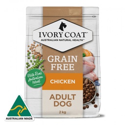 [+_B_ivorycoat 狗糧] Ivory Coat 狗糧 Grain Free【Chicken】Adult Dog 無穀物 雞肉亞麻籽 成犬 13kg (訂貨需時3-5天)(IAC13)