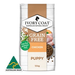 [+_B_ivorycoat 狗糧] Ivory Coat 狗糧 Grain Free【Chicken】Puppy 無穀物 雞肉亞麻籽 幼犬 13kg (訂貨需時3-5天)(IPC13)