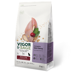 [++Vigor &amp; Sage 訂貨狗糧] 停_Vigor & Sage 狗糧 黃芪年長犬Astragalus Well-Being Senior Dog 12kg 