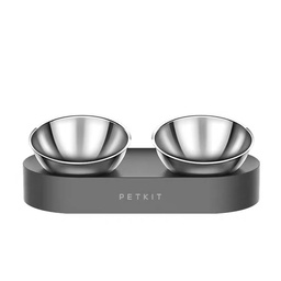 [ZX] O_petkit 不銹鋼雙碗] Petkit - Fresh Nano Metal 15° Adjustable Feeding Bowl Set 可調角度貓碗 (不銹鋼雙碗)