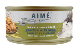 [C07]_CAime_7755 (TDA75S)] Aime Kitchen Senior Formula #7755 無穀物 老貓罐 Chicken with Duck 75g 雞肉煮鴨【低磷低鎂】