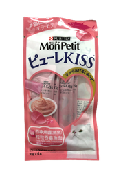 [ZY]_MP PKiss_紅] Mon Petit Puree Kiss 吞拿魚醬伴粒粒吞拿魚肉 Tuna Puree With Tuna Flakes (10g x 4本) 紅包