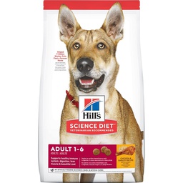 [+_BHil dog A #6486HG] Hill's Science Diet Adult 1-6 Original bites (#6486HG) 3KG 標準粒 成犬 (1－6歲)