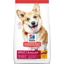 [+_BHil dog A #603798] Hill's Science Diet Adult 1-6 Small bites (#603798) 15LB 細粒 成犬 (1－6歲)