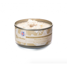 [C.A05]_CAkt080_Senior_Mousse Chicken] Astkatta 保健主食罐 (無卡拉膠) 80G (Senior) Mousse Chicken全天然純雞肉慕絲 高齡貓配方