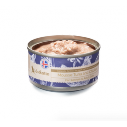 [C.A05]_CAkt080_Senior_Mousse Tuna &amp; Chicken]  Astkatta 保健主食罐 (無卡拉膠) 80G Mousse Tuna & Chicken 全天然吞拿魚雞肉慕絲 Seniors & Adult Cats 老貓及成貓配方