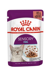 [+_P_RC sensory FEEL (口感)] Royal Canin CAT - Feline Health Nutrition (FHN) Sensory [Feel] Gravy 貓感系列 貓感系列 口感營養主食濕糧(肉汁)(3034500)85g X 12 原盒 (原裝行貨)