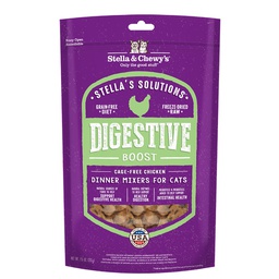 [C11]_BS&amp;C_075_D青] [斷貨中, 未有返貨日期, 可訂貨等貨到] Stella & Chewy's CAT Stella's Solutions [[ Digestive Boost ]] Cage-free Chicken Dinner Mixers for cat 7.5oz 凍乾生肉貓糧 - 有助消化系統(放養雞配方) 7.5安士  (Expiry Date: 11/2022)
